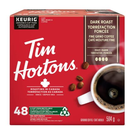Tim Hortons Variety Pack, Original, Dark Roast, Colombian, Bold Roast and French Vanilla